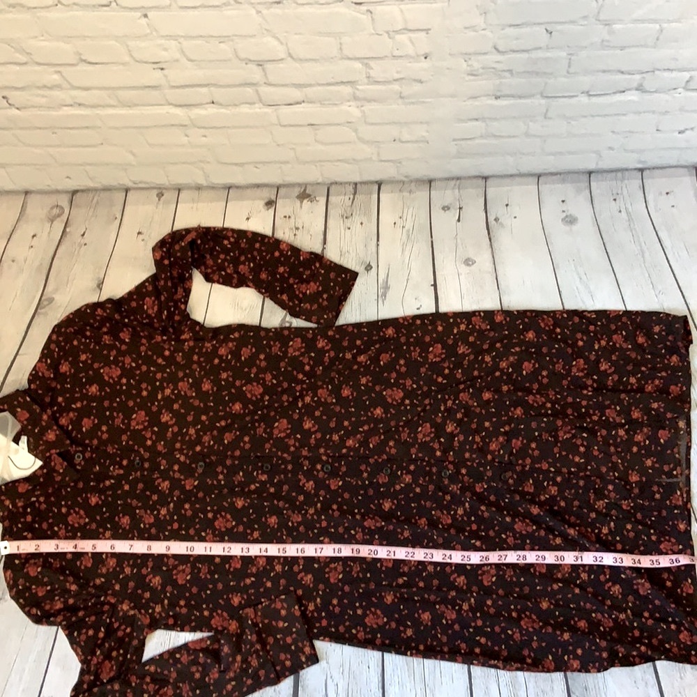 NWT MANGO SHIRT PRINTED DRESS - Picture 9 of 10
